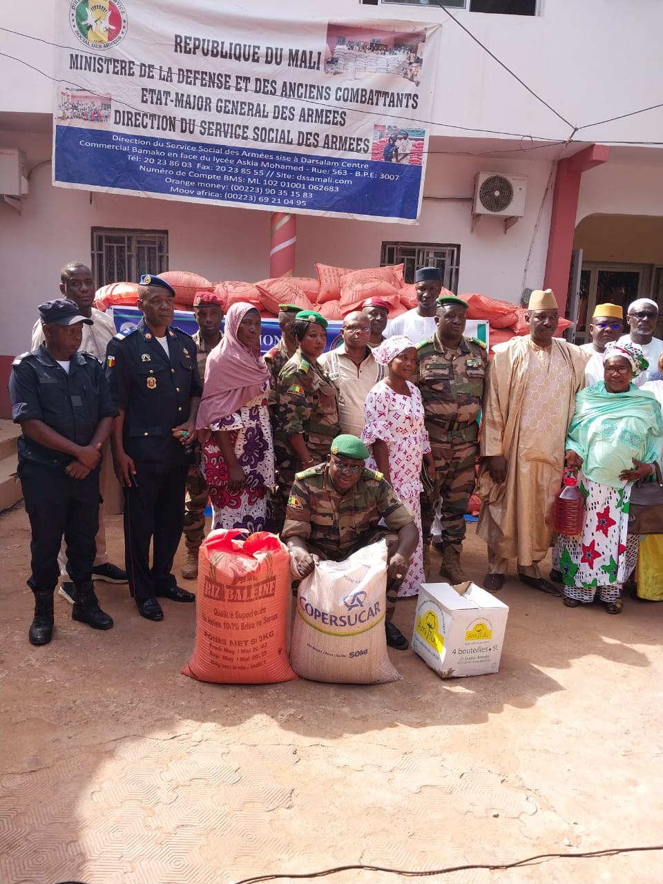 Mois de la solidarité : La BDM-SA auprès des couches vulnérables de l'armée 